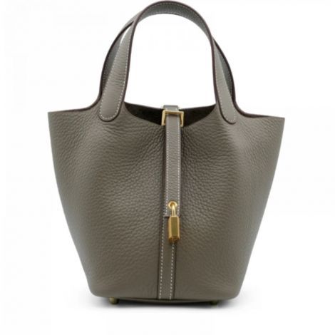 PICOT Deri Çanta GRİ